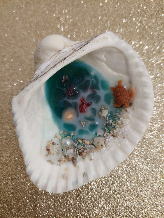 حوضچه ماهی رزینی هفتسین با ماهی سهبعدی دستساز طبیعی